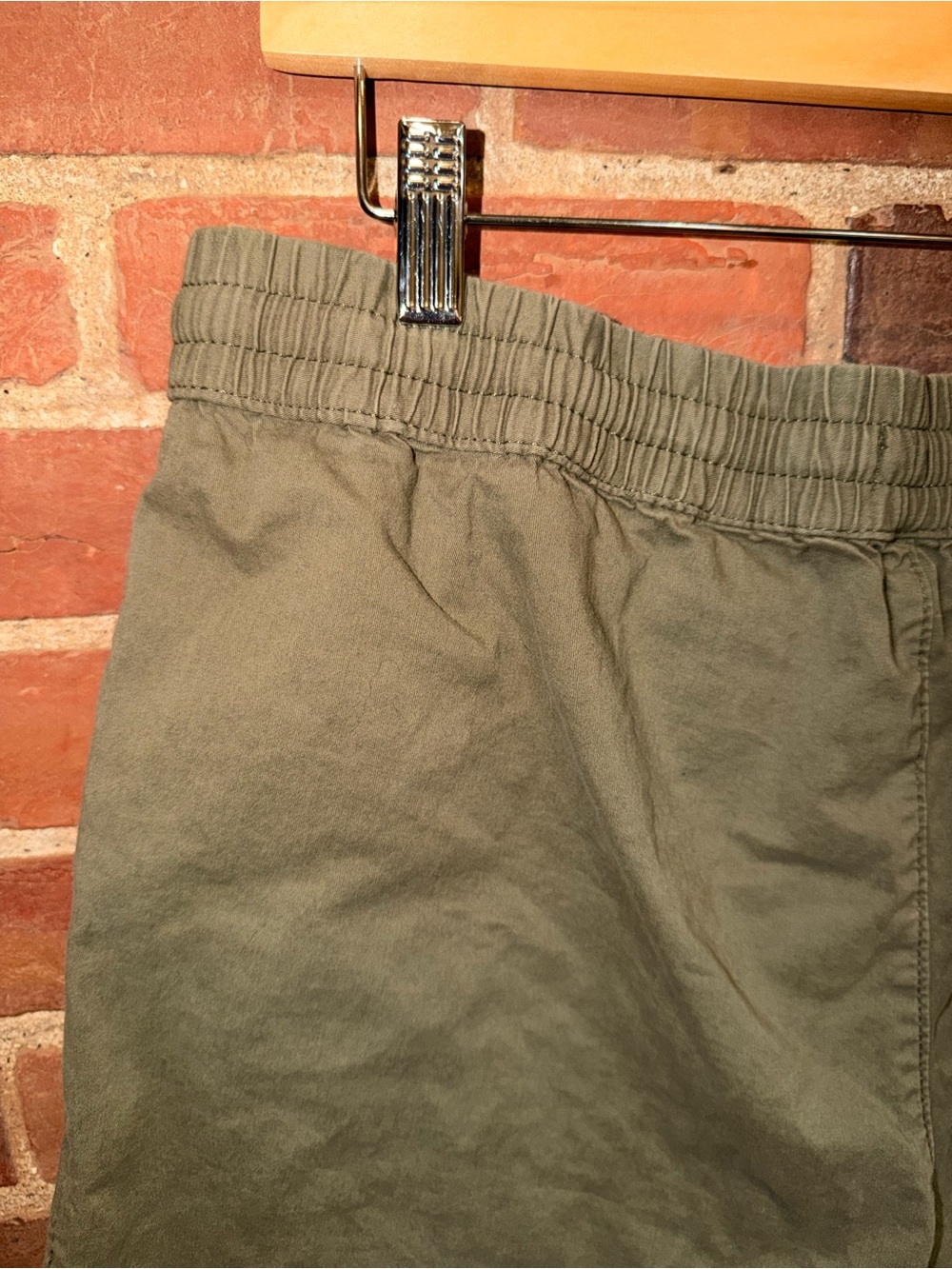 Men's Sonoma Shorts Medium Olive Drawstring Casual Athletic Workout 6’ Seam - Picture 11 of 12